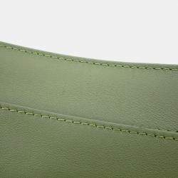 Loewe Avocado green Jacquard Leather Luna One Belt Bag 