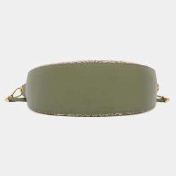 Loewe Avocado green Jacquard Leather Luna One Belt Bag 