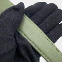 Loewe Avocado green Jacquard Leather Luna One Belt Bag 