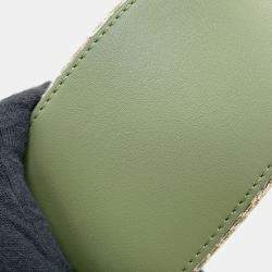 Loewe Avocado green Jacquard Leather Luna One Belt Bag 