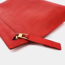 Loewe Red Leather Clutch bag