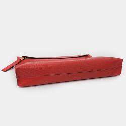 Loewe Red Leather Clutch bag
