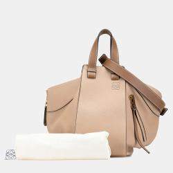 Loewe Brown Medium Leather Hammock Bag