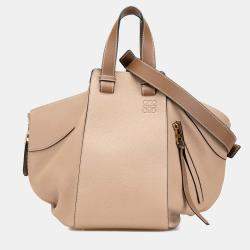 Loewe Brown Medium Leather Hammock Bag