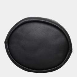 Loewe Black Leather Flamenco Small Bucket Bag