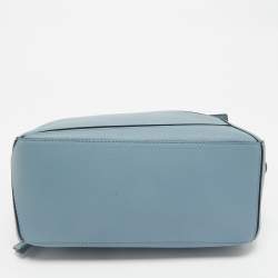 Loewe Light Blue Leather Small Puzzle Shoulder Bag