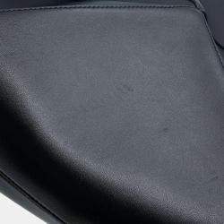 Loewe Puzzle Fold Tote Black Leather Size Medium