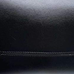 Loewe Puzzle Fold Tote Black Leather Size Medium