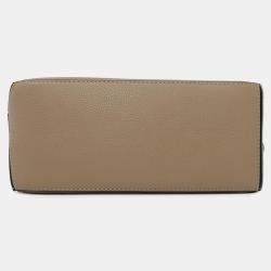 Loewe Puzzle Bag Beige Calf Leather Size Small