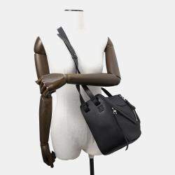 Loewe Hammock Bag Black Leather Size Small