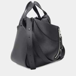 Loewe Hammock Bag Black Leather Size Small