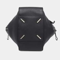 Loewe Hammock Bag Black Leather Size Small