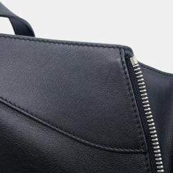 Loewe Hammock Bag Black Leather Size Small