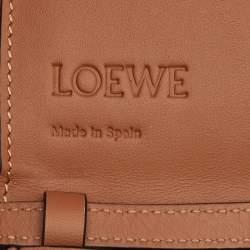 Loewe Brown Leather Heel Duo Convertible Belt Bag
