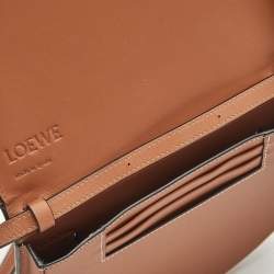 Loewe Brown Leather Heel Duo Convertible Belt Bag