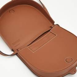 Loewe Brown Leather Heel Duo Convertible Belt Bag