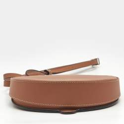 Loewe Brown Leather Heel Duo Convertible Belt Bag