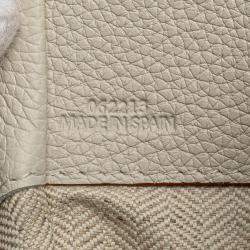 Loewe White Mini Grained Calfskin Hammock Bag