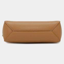 Loewe Puzzlefold Pouch Warm Dessert Shiny Nava Calf Leather