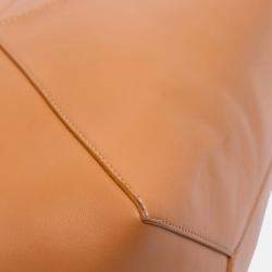 Loewe Brown Medium Shiny Calfskin Puzzle Fold Tote