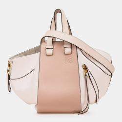 Loewe Pink Small Leather Hammock Bag