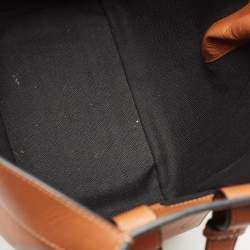 Loewe Brown Leather Small Hammock Shoulder Bag