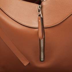 Loewe Brown Leather Small Hammock Shoulder Bag