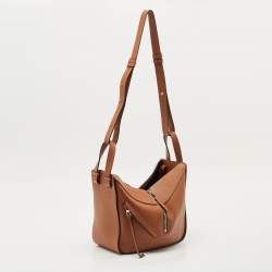 Loewe Brown Leather Small Hammock Shoulder Bag