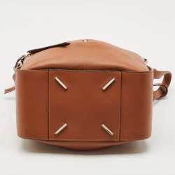 Loewe Brown Leather Small Hammock Shoulder Bag