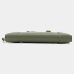 Loewe Amazona Green Leather Shoulder Bag