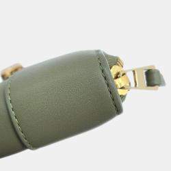 Loewe Amazona Green Leather Shoulder Bag