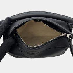 Loewe Puzzle Bag Black Leather Size Mini