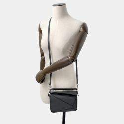 Loewe Puzzle Bag Black Leather Size Mini