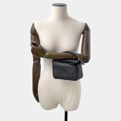 Loewe Puzzle Bag Black Leather Size Mini