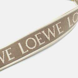 Loewe Shoulder Bag Gate Dual Small Sand Beige Soft Calf Jacquard Leather