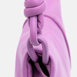 Loewe Purple Shiny Calfskin Paseo Satchel