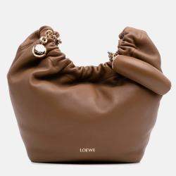 Loewe Brown Small Mellow Nappa Lambskin Squeeze Bag