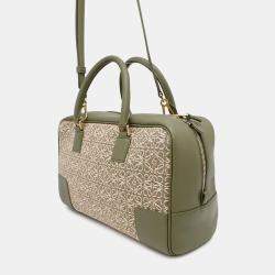 Loewe Amazonas Green Canvas Leather Size 28