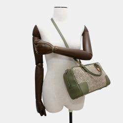 Loewe Amazonas Green Canvas Leather Size 28