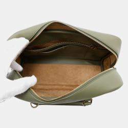 Loewe Amazonas Green Canvas Leather Size 28