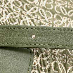 Loewe Amazonas Green Canvas Leather Size 28