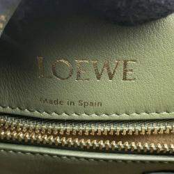 Loewe Amazonas Green Canvas Leather Size 28