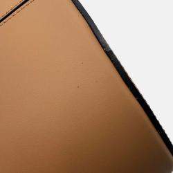 Loewe Balloon 2Way Handbag Brown Leather Size Medium