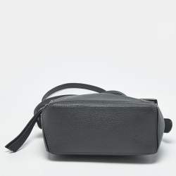 مملوكة مسبقًا حقيبة كتف لويفي بازيل صغيرة جلد أسود