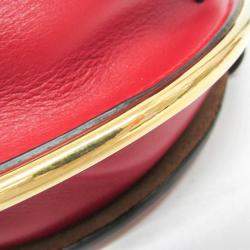 Pre Owned Loewe Gate Red Leather Shoulder Bag
