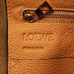 Pre Owned Loewe Brown Medium Leather Flamenco Knot Tote