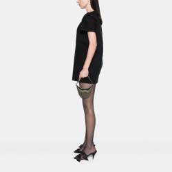 Pre Owned Loewe Green Small Leather Luna Hobo