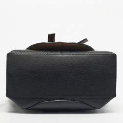 Pre Owned حقيبة يد توت لويفي جلد أسود/بني صغير غايت