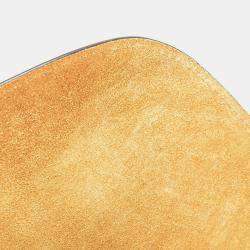 Pre Owned Loewe Beige/Orange Medium Raffia Gate Crossbody