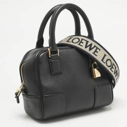 مملوكة مسبقًا Loewe Black Leather Amazona 16 Satchel